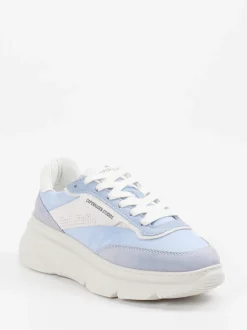 Copenhagen – Chunky Sneaker aus Veloursleder pastellblau