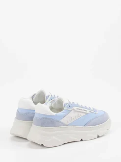 Copenhagen – Chunky Sneaker aus Veloursleder pastellblau