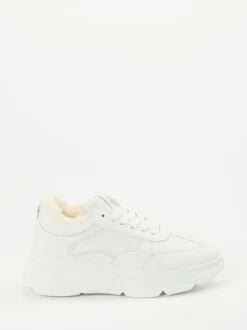 Copenhagen – Chunky-Sneaker aus Kalbleder Weiß