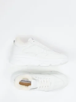 Copenhagen – Chunky-Sneaker aus Kalbleder Weiß