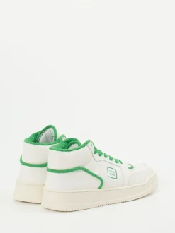Copenhagen – Mid-Top Sneaker aus Kalbleder Weiß
