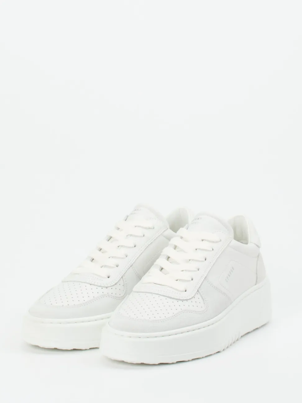 Copenhagen – Plateau-Sneaker aus Kalbleder Off-White