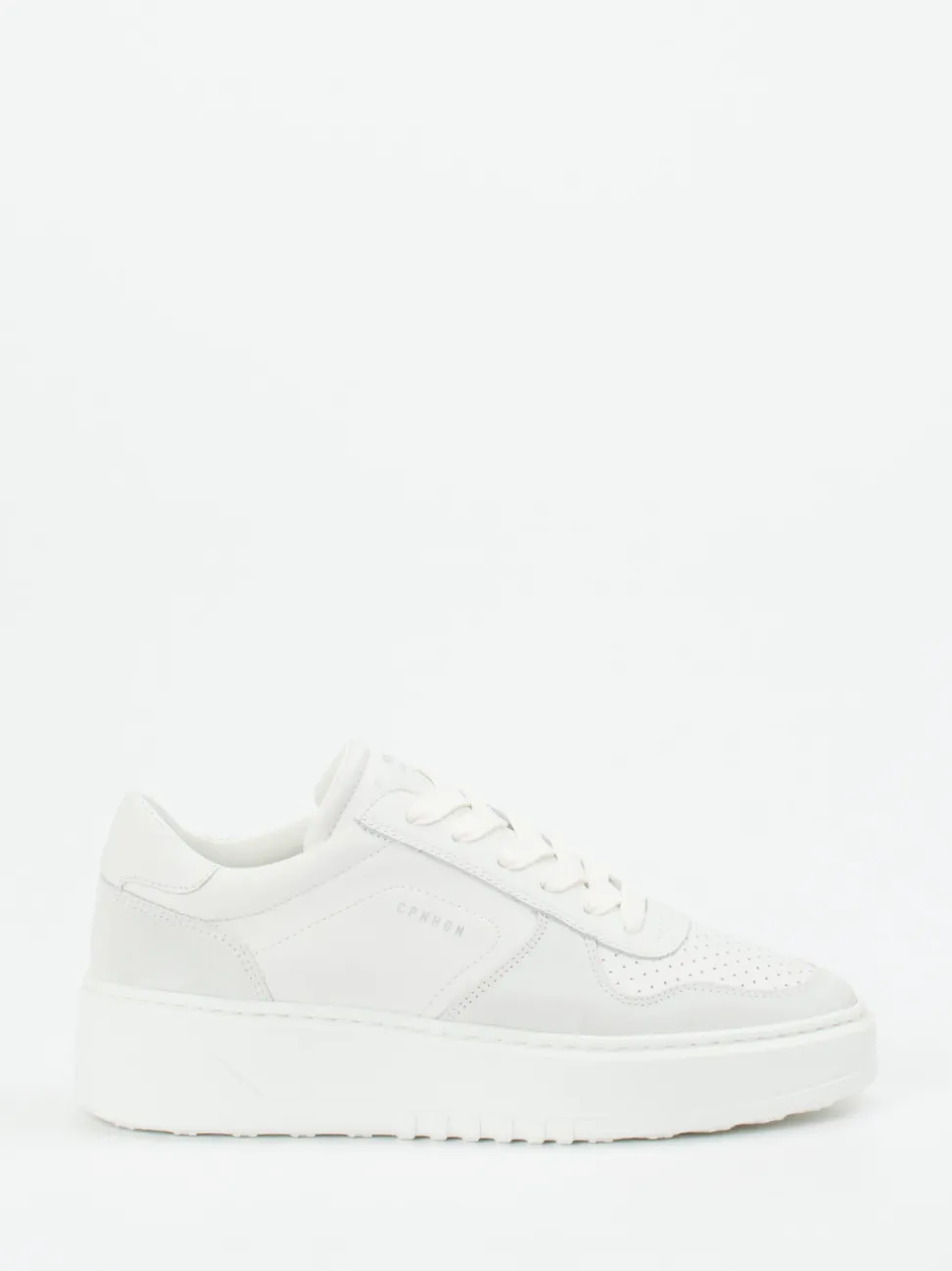 Copenhagen – Plateau-Sneaker aus Kalbleder Off-White