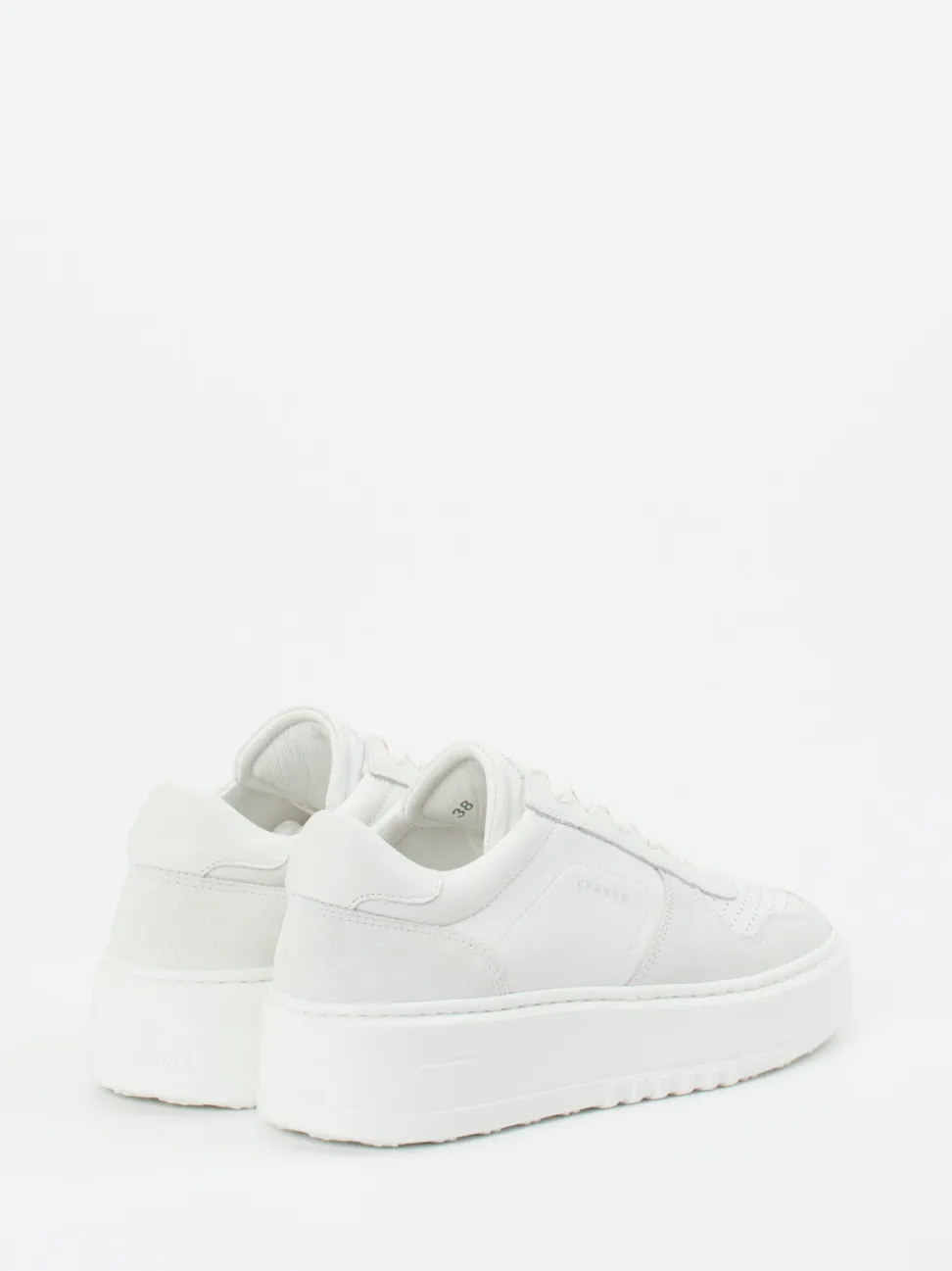 Copenhagen – Plateau-Sneaker aus Kalbleder Off-White