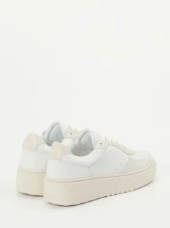 Copenhagen – Plateau-Sneaker aus Kalbleder Offwhite