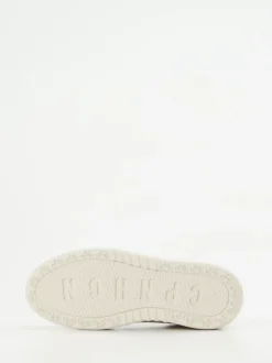 Copenhagen – Plateau-Sneaker aus Kalbleder Offwhite