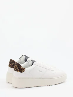 Copenhagen – Plateau-Sneaker aus Kalbleder Offwhite