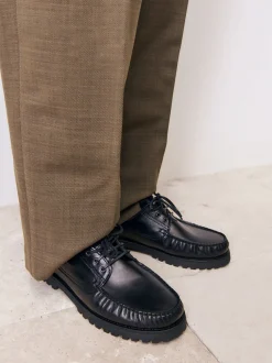 Copenhagen – Schnürschuh aus Kalbleder schwarz