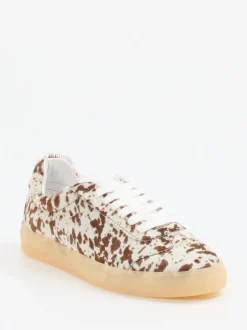Copenhagen – Sneaker aus Fellimitat mit Animal Print