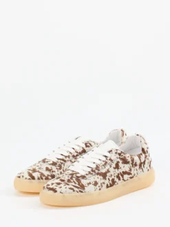 Copenhagen – Sneaker aus Fellimitat mit Animal Print