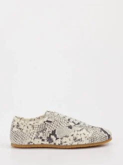 Copenhagen – Sneaker aus geprägtem Leder Beige