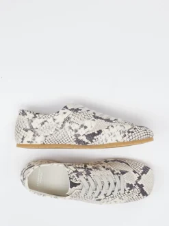 Copenhagen – Sneaker aus geprägtem Leder Beige