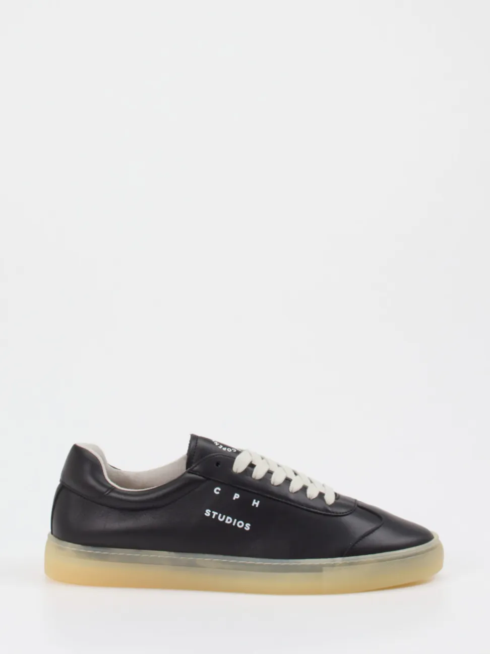 Copenhagen – Sneaker aus Kalbleder in Schwarz
