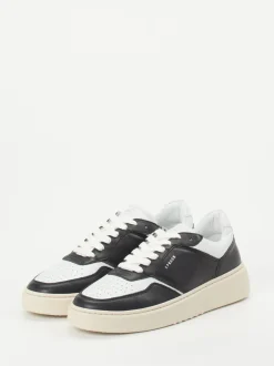 Copenhagen – Sneaker aus Kalbleder in Schwarz-Weiß
