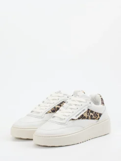 Copenhagen – Sneaker aus Kalbleder mit Leoprint