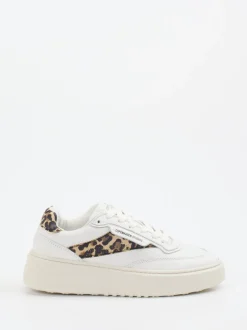 Copenhagen – Sneaker aus Kalbleder mit Leoprint