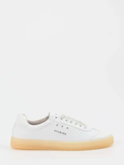 Copenhagen – Sneaker aus Kalbleder in Weiß