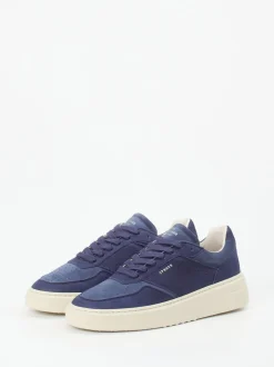 Copenhagen – Sneaker aus Kalbleder in Indigoblau