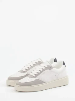Copenhagen – Sneaker aus Kalb- und Veloursleder Weiß