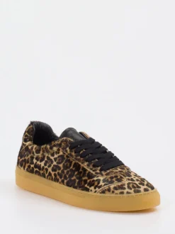 Copenhagen – Sneaker aus Kalbshaarleder Leoprint