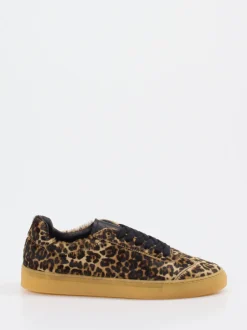 Copenhagen – Sneaker aus Kalbshaarleder Leoprint