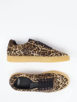 Copenhagen – Sneaker aus Kalbshaarleder Leoprint