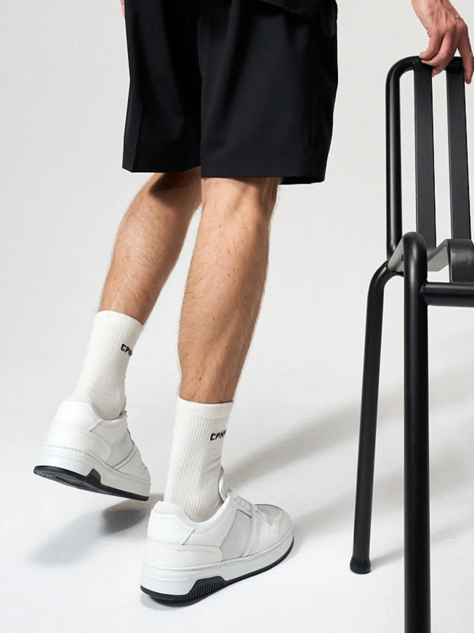 Copenhagen – Sneaker aus Kalbleder Offwhite