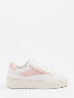 Copenhagen – Sneaker aus Kalbleder und Veloursleder Off-White