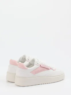 Copenhagen – Sneaker aus Kalbleder und Veloursleder Off-White