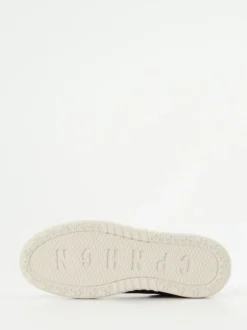 Copenhagen – Sneaker aus Kalbleder in Weiß-Schwarz