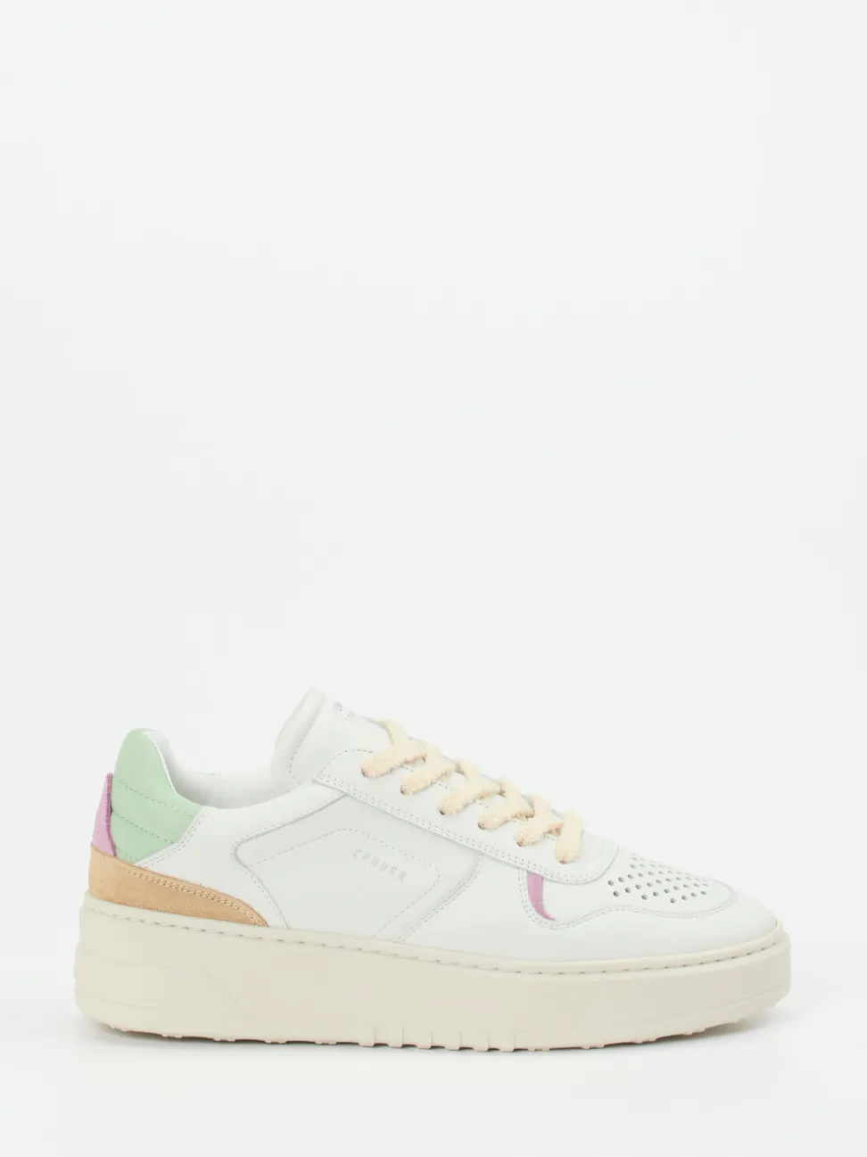 Copenhagen – Sneaker aus Kalbleder mit Plateausohle