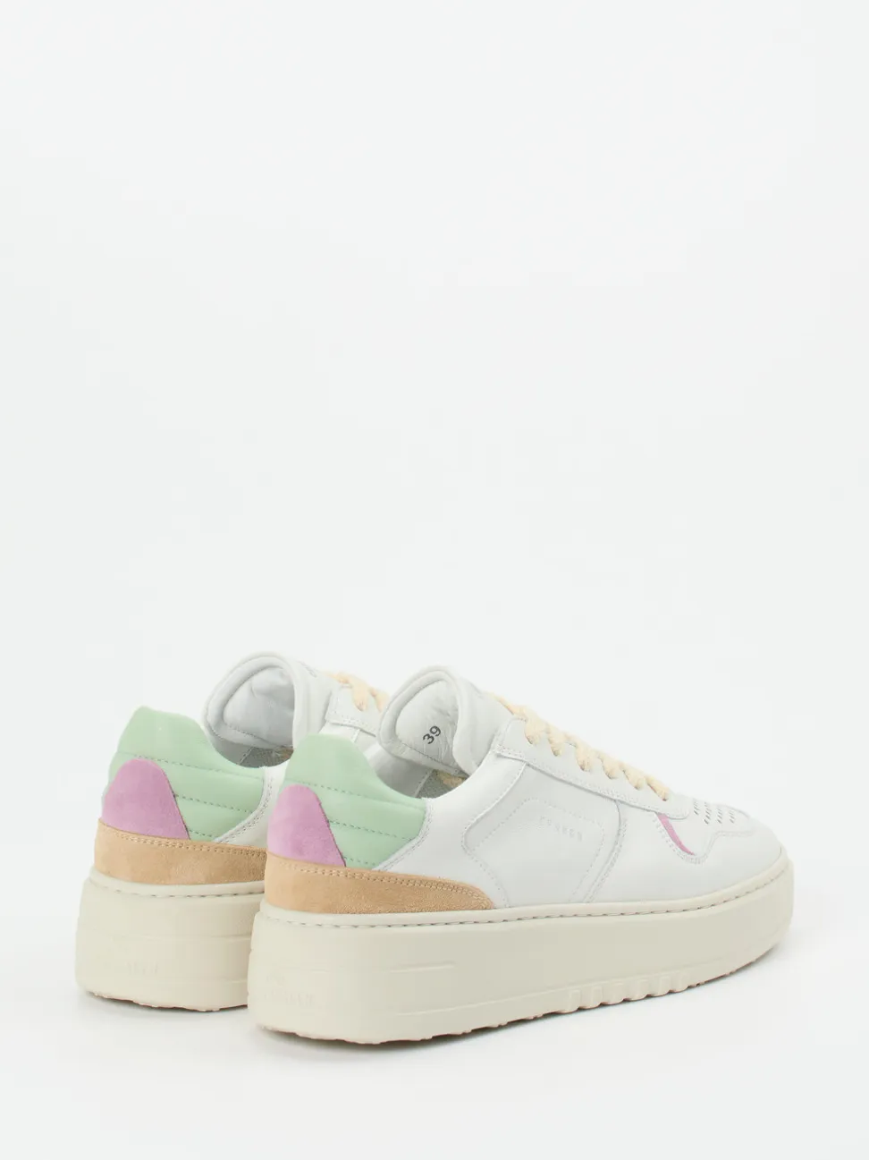 Copenhagen – Sneaker aus Kalbleder mit Plateausohle
