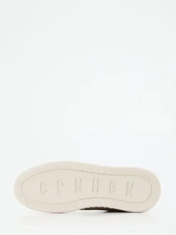 Copenhagen – Sneaker aus Kalbleder und Veloursleder beige