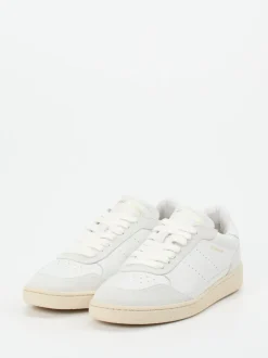 Copenhagen – Sneaker aus Kalbleder in Offwhite