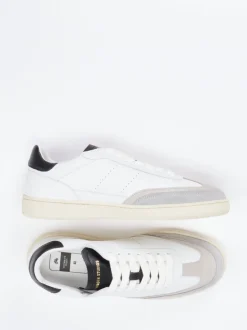 Copenhagen – Sneaker aus Kalbleder weiß-grau
