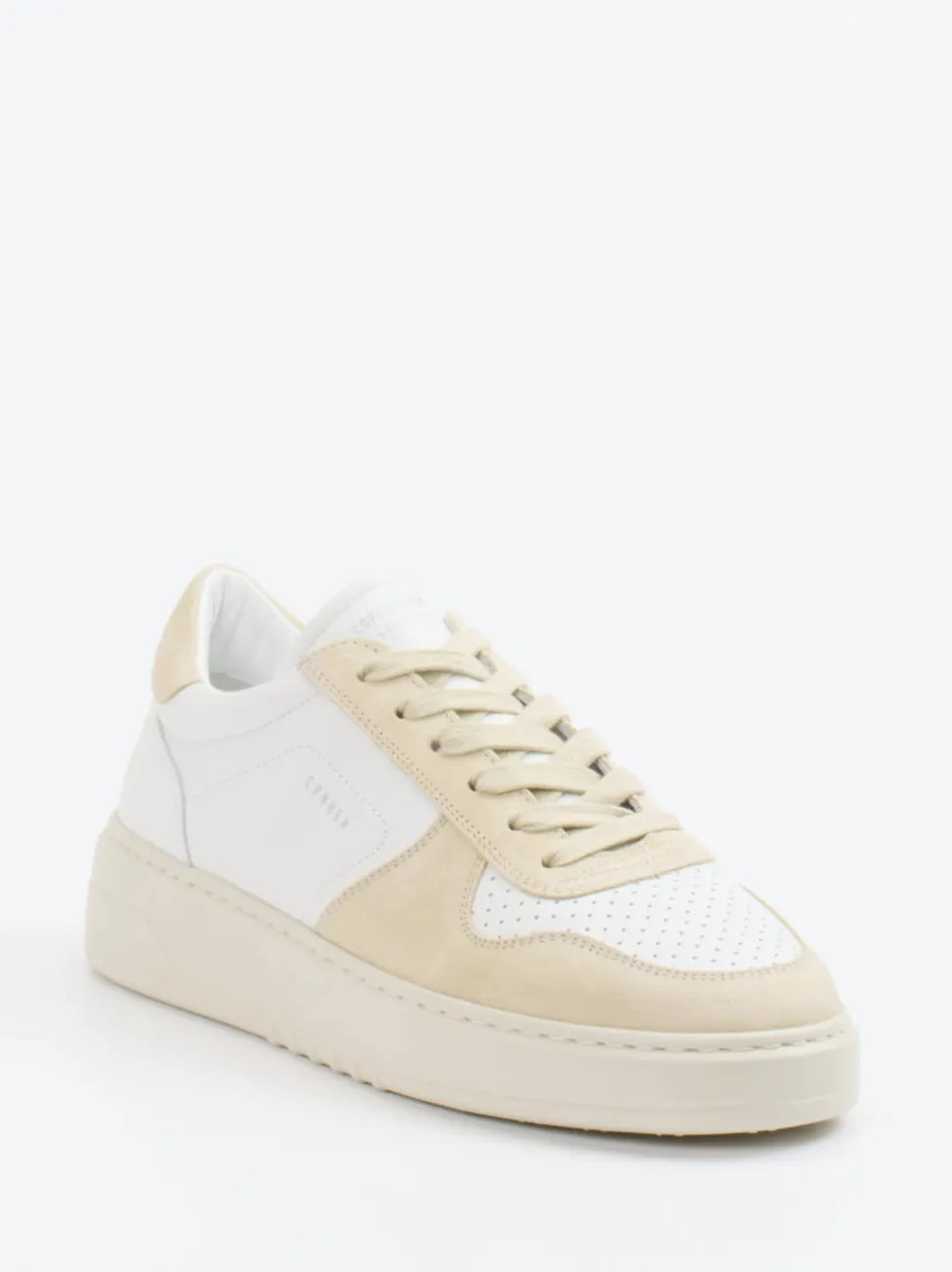 Copenhagen – Sneaker aus Velour/Leder in Beige