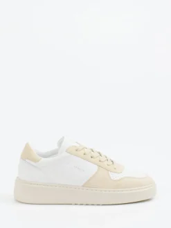 Copenhagen – Sneaker aus Velour/Leder in Beige