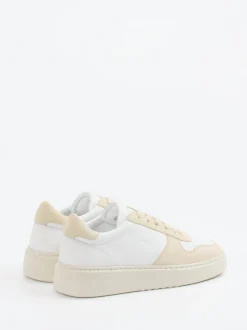Copenhagen – Sneaker aus Velour/Leder in Beige