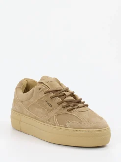 Copenhagen – Sneaker aus Veloursleder beige