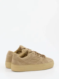Copenhagen – Sneaker aus Veloursleder beige