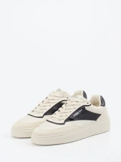 Copenhagen – Sneaker aus Velours- und Glattleder beige