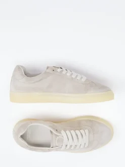 Copenhagen – Sneaker aus Veloursleder sandbeige