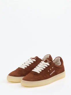 Copenhagen – Sneaker aus Veloursleder rostbraun