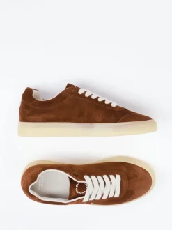 Copenhagen – Sneaker aus Veloursleder rostbraun