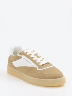 Copenhagen – Sneaker aus Veloursleder Sandbeige