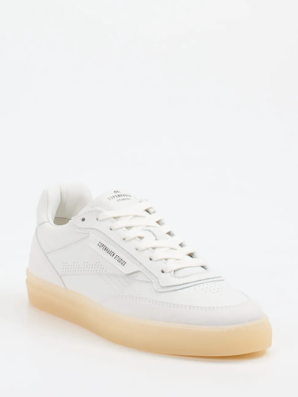 Copenhagen – Sneaker aus Veloursleder weiß