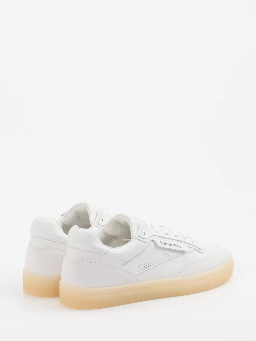 Copenhagen – Sneaker aus Veloursleder weiß