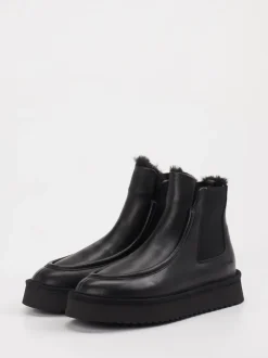 Copenhagen – Stiefeletten aus Leder in Schwarz