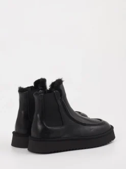 Copenhagen – Stiefeletten aus Leder in Schwarz