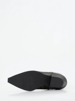 Copenhagen – Western-Stiefeletten aus Leder dunkelbraun